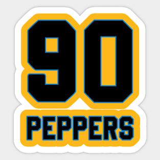 Julius Peppers #90 King Sacks Sticker